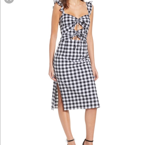 Wayf Dresses & Skirts - WAYF Verona Cutout Midi Dress